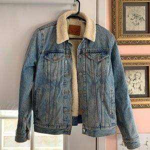 Levi’s Denim Sherpa Lined Jacket